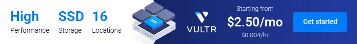 Vultr - Get $50 credit
