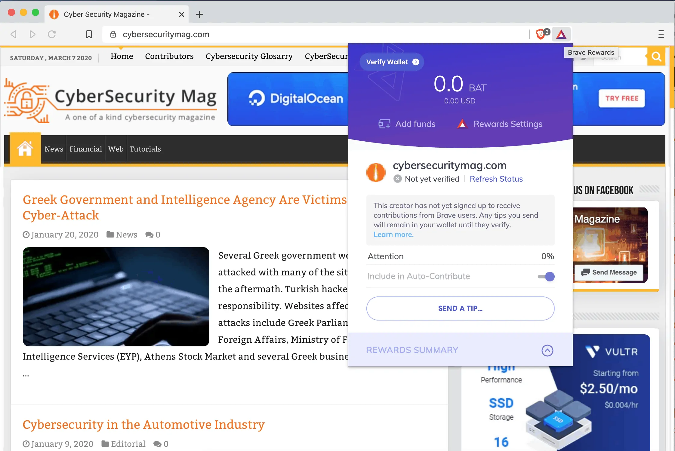 Brave browser - Top 10 Most Secure Internet Browsers for 2021